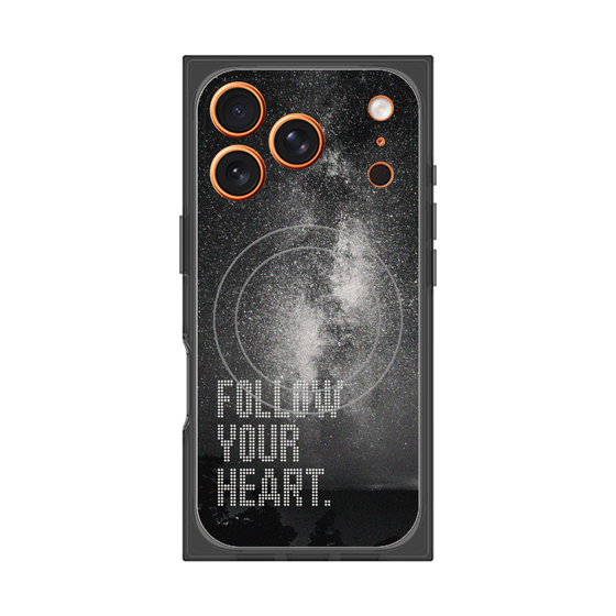 Premium Square Case with MagSafe［ Original - Dot Overlay - FOLLOW YOUR HEART/C ］