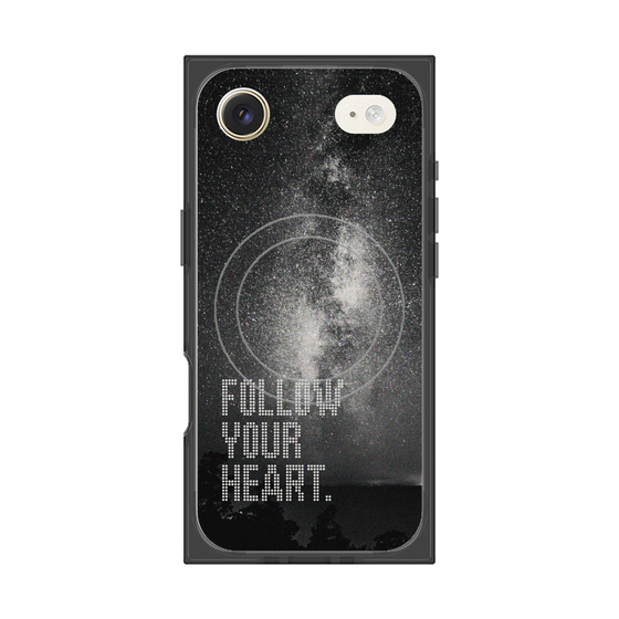 Premium Square Case with MagSafe［ Original - Dot Overlay - FOLLOW YOUR HEART/C ］