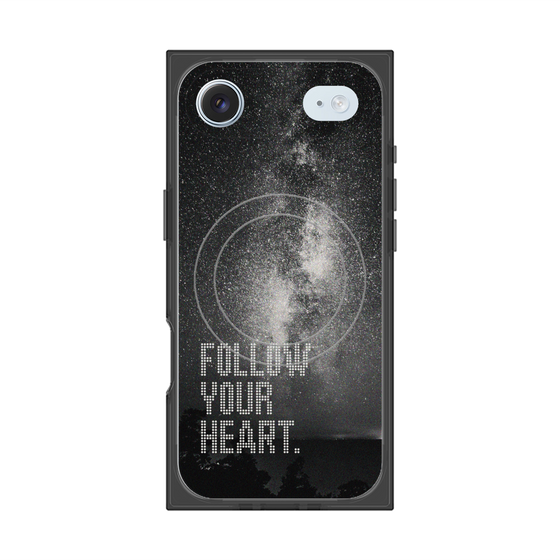 Premium Square Case with MagSafe［ Original - Dot Overlay - FOLLOW YOUR HEART/C ］