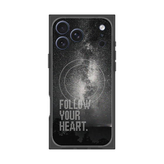 Premium Square Case with MagSafe［ Original - Dot Overlay - FOLLOW YOUR HEART/C ］