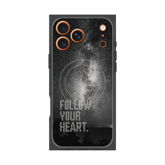 Premium Square Case with MagSafe［ Original - Dot Overlay - FOLLOW YOUR HEART/C ］