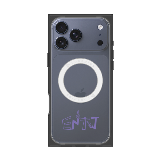 Premium Square Case with MagSafe［ Original - ENTJ Commander - Alphabet ］