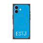 Premium Square Case with MagSafe［ Original - ESTJ Executive - Alphabet - Blue ］