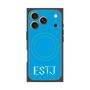 Premium Square Case with MagSafe［ Original - ESTJ Executive - Alphabet - Blue ］