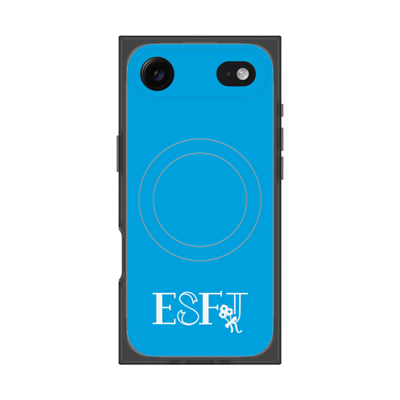 Premium Square Case with MagSafe［ Original - ESFJ Consul - Alphabet - Blue ］