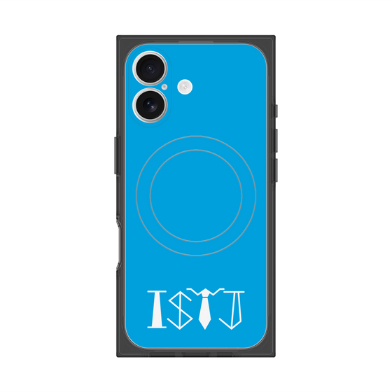 Premium Square Case with MagSafe［ Original - ISTJ Logistician - Alphabet - Blue ］