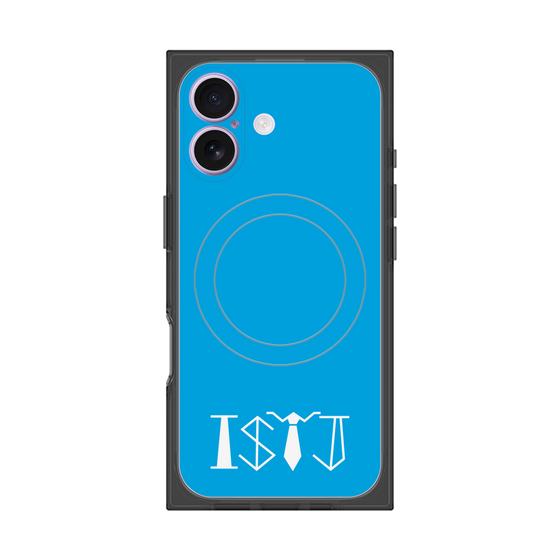 Premium Square Case with MagSafe［ Original - ISTJ Logistician - Alphabet - Blue ］