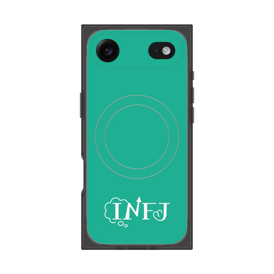 Premium Square Case with MagSafe［ Original - INFJ Advocate - Alphabet - Green ］