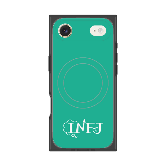 Premium Square Case with MagSafe［ Original - INFJ Advocate - Alphabet - Green ］