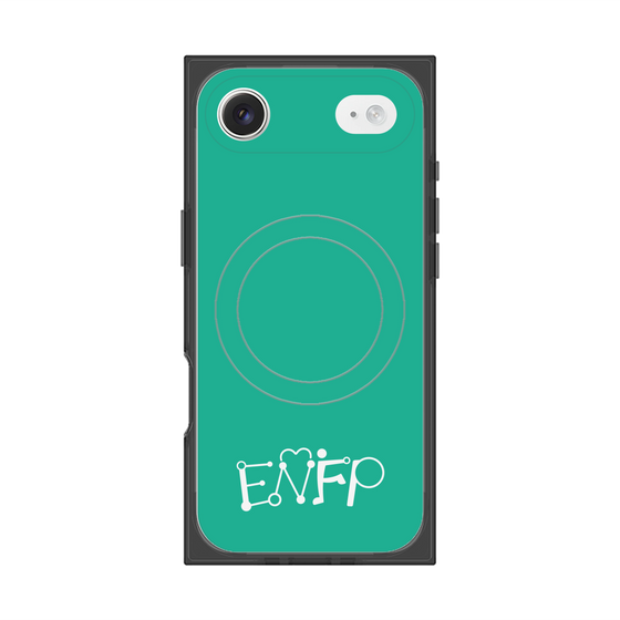 Premium Square Case with MagSafe［ Original - ENFP Campaigner - Alphabet - Green ］