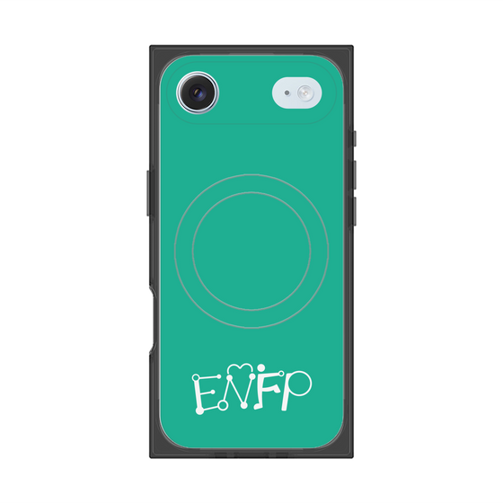 Premium Square Case with MagSafe［ Original - ENFP Campaigner - Alphabet - Green ］
