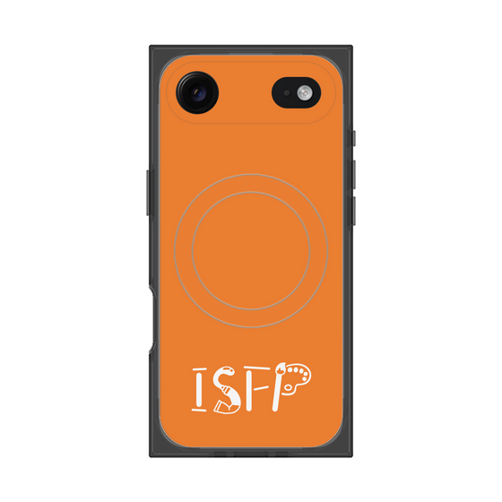 Premium Square Case with MagSafe［ Original - ISFP Adventurer - Alphabet - Orange ］