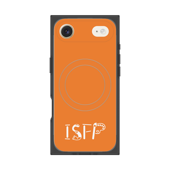 Premium Square Case with MagSafe［ Original - ISFP Adventurer - Alphabet - Orange ］