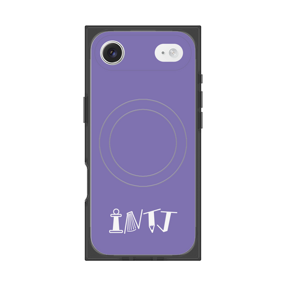 Premium Square Case with MagSafe［ Original - INTJ Architect - Alphabet - Purple ］
