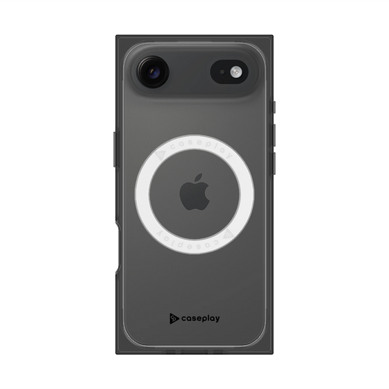 Premium Square Case with MagSafe［ Original - CASEPLAY Logo - Black/A ］