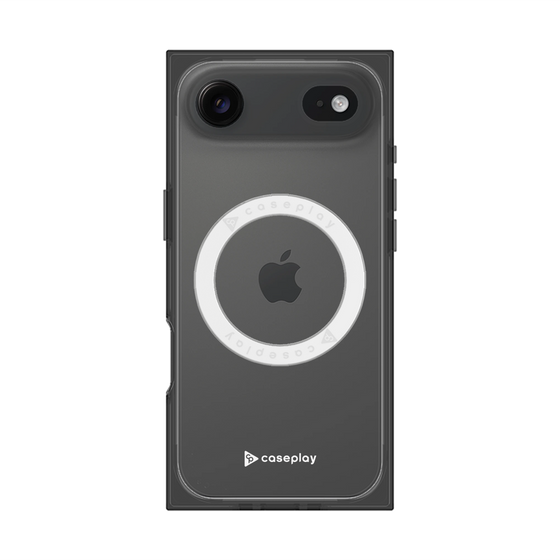 Premium Square Case with MagSafe［ Original - CASEPLAY Logo - White/A ］