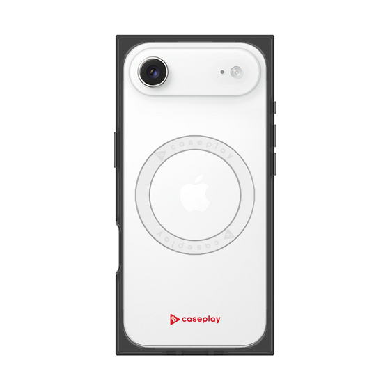 Premium Square Case with MagSafe［ Original - CASEPLAY Logo - Red/A ］