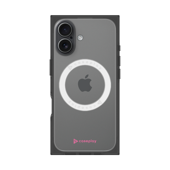 Premium Square Case with MagSafe［ Original - CASEPLAY Logo - Pink/A ］