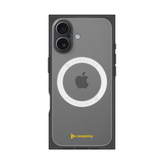 Premium Square Case with MagSafe［ Original - CASEPLAY Logo - Yellow/A ］