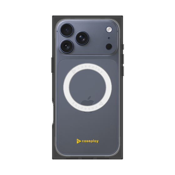 Premium Square Case with MagSafe［ Original - CASEPLAY Logo - Yellow/A ］