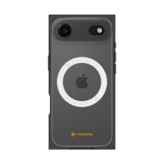 Premium Square Case with MagSafe［ Original - CASEPLAY Logo - Orange/A ］