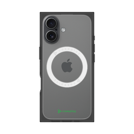 Premium Square Case with MagSafe［ Original - CASEPLAY Logo - Green/A ］