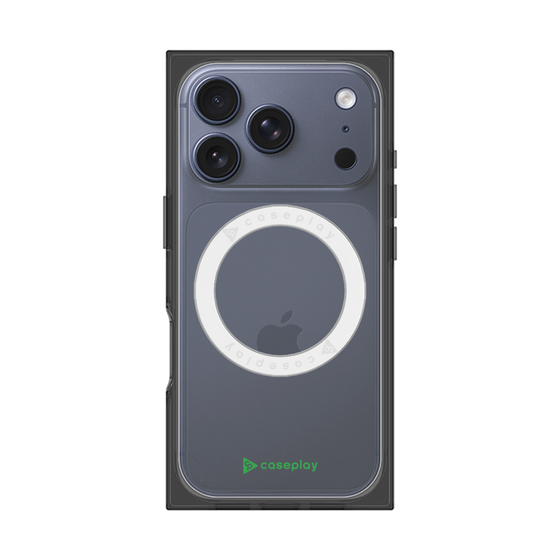 Premium Square Case with MagSafe［ Original - CASEPLAY Logo - Green/A ］
