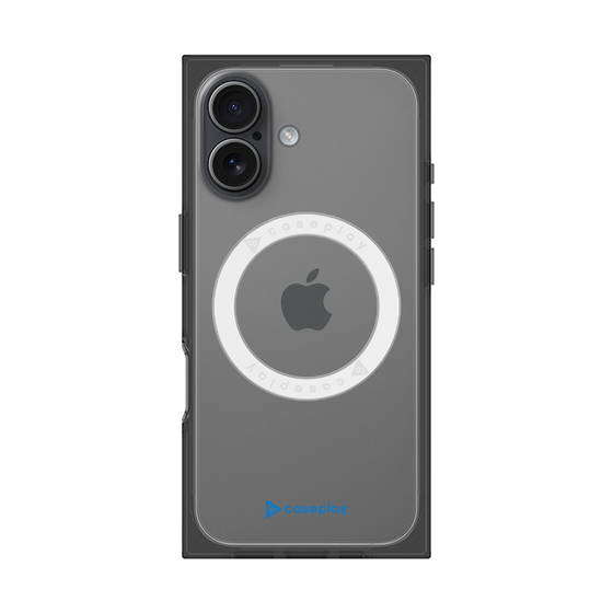 Premium Square Case with MagSafe［ Original - CASEPLAY Logo - Blue/A ］