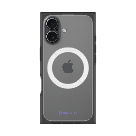 Premium Square Case with MagSafe［ Original - CASEPLAY Logo - Purple/A ］