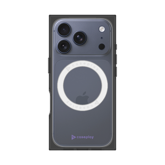 Premium Square Case with MagSafe［ Original - CASEPLAY Logo - Purple/A ］