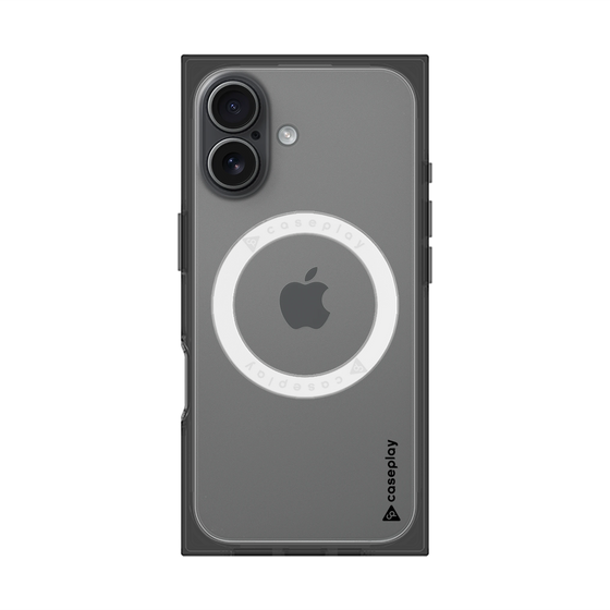 Premium Square Case with MagSafe［ Original - CASEPLAY Logo - Black/B ］