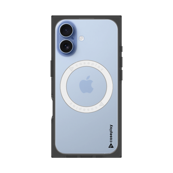 Premium Square Case with MagSafe［ Original - CASEPLAY Logo - Black/B ］