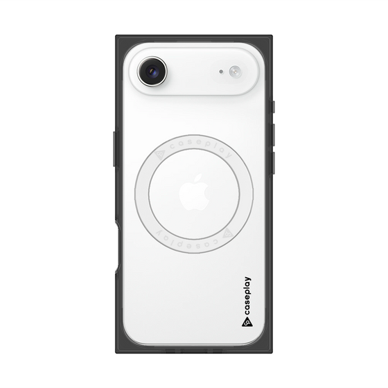 Premium Square Case with MagSafe［ Original - CASEPLAY Logo - Black/B ］