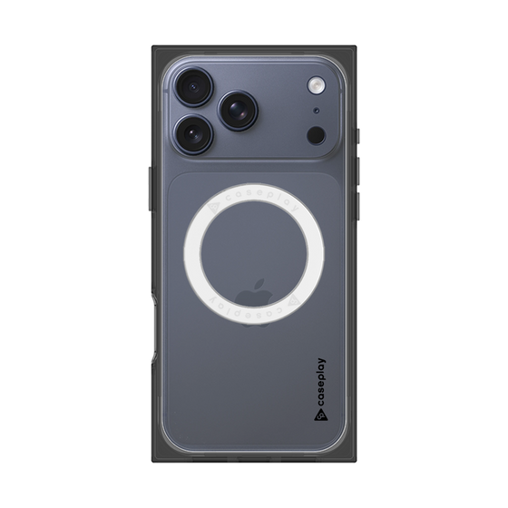 Premium Square Case with MagSafe［ Original - CASEPLAY Logo - Black/B ］