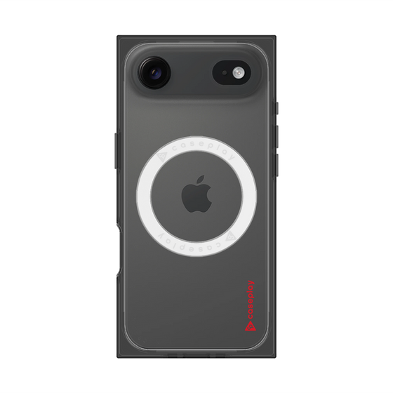 Premium Square Case with MagSafe［ Original - CASEPLAY Logo - Red/B ］