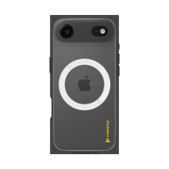 Premium Square Case with MagSafe［ Original - CASEPLAY Logo - Yellow/B ］