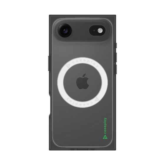 Premium Square Case with MagSafe［ Original - CASEPLAY Logo - Green/B ］