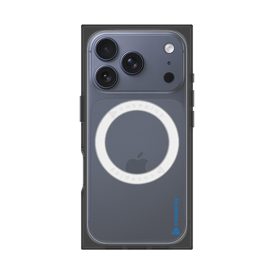 Premium Square Case with MagSafe［ Original - CASEPLAY Logo - Blue/B ］