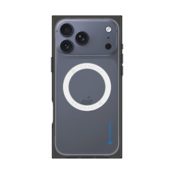 Premium Square Case with MagSafe［ Original - CASEPLAY Logo - Blue/B ］