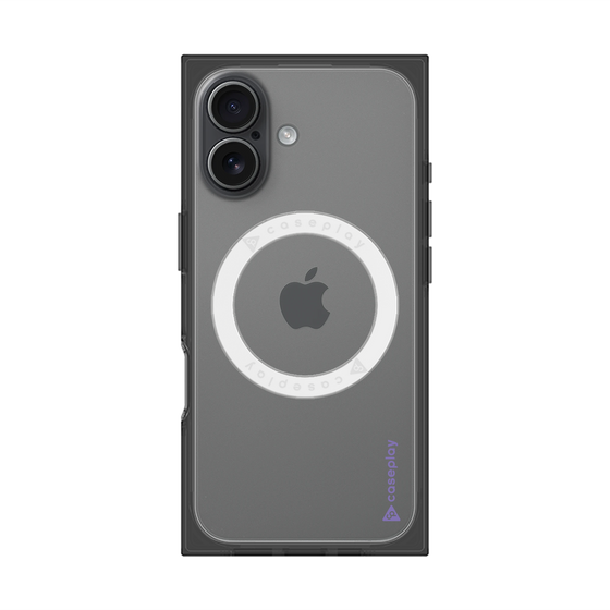Premium Square Case with MagSafe［ Original - CASEPLAY Logo - Purple/B ］