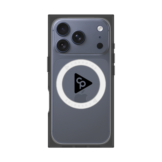 Premium Square Case with MagSafe［ Original - CASEPLAY Logo - Black/C ］