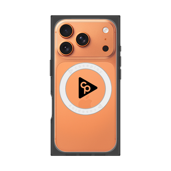 Premium Square Case with MagSafe［ Original - CASEPLAY Logo - Black/C ］