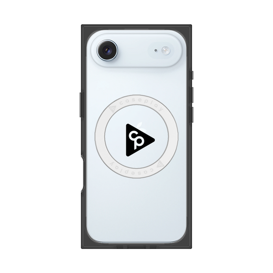 Premium Square Case with MagSafe［ Original - CASEPLAY Logo - Black/C ］