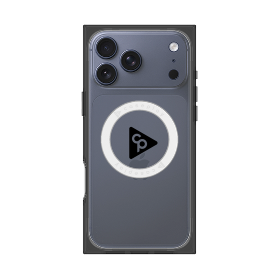 Premium Square Case with MagSafe［ Original - CASEPLAY Logo - Black/C ］