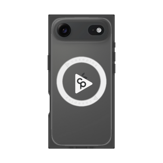 Premium Square Case with MagSafe［ Original - CASEPLAY Logo - White/C ］