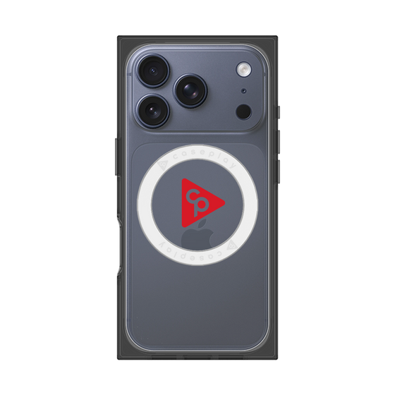 Premium Square Case with MagSafe［ Original - CASEPLAY Logo - Red/C ］