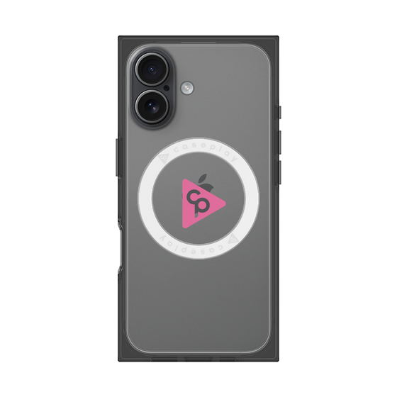 Premium Square Case with MagSafe［ Original - CASEPLAY Logo - Pink/C ］