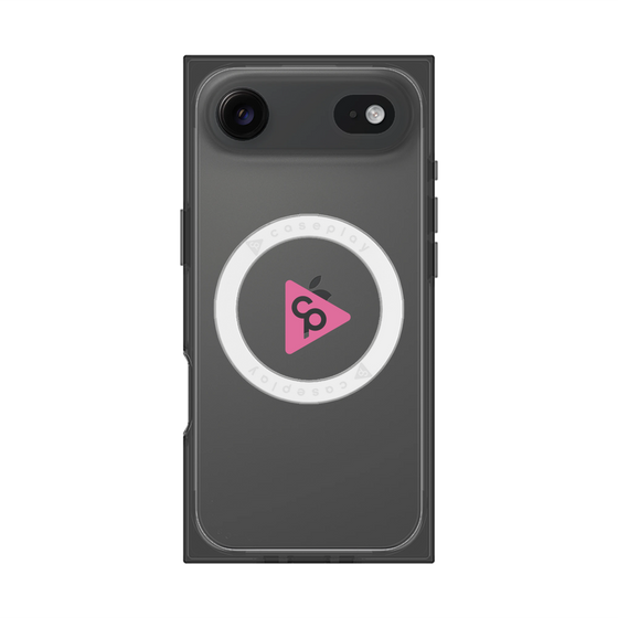 Premium Square Case with MagSafe［ Original - CASEPLAY Logo - Pink/C ］