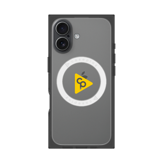 Premium Square Case with MagSafe［ Original - CASEPLAY Logo - Yellow/C ］