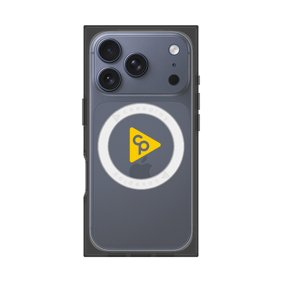 Premium Square Case with MagSafe［ Original - CASEPLAY Logo - Yellow/C ］